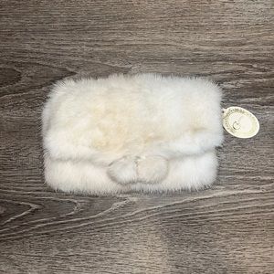 Authentic Mink Trifold Bag